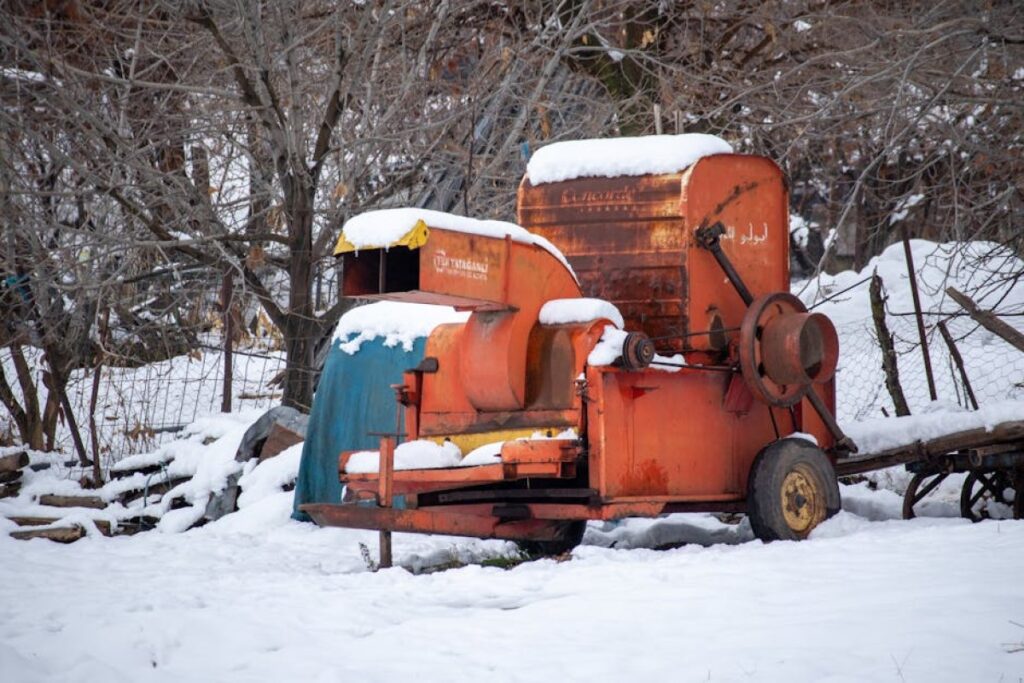 old agricultural machines