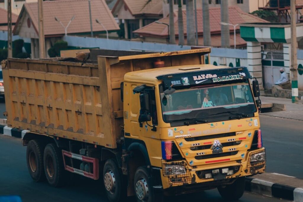 construction dump truck