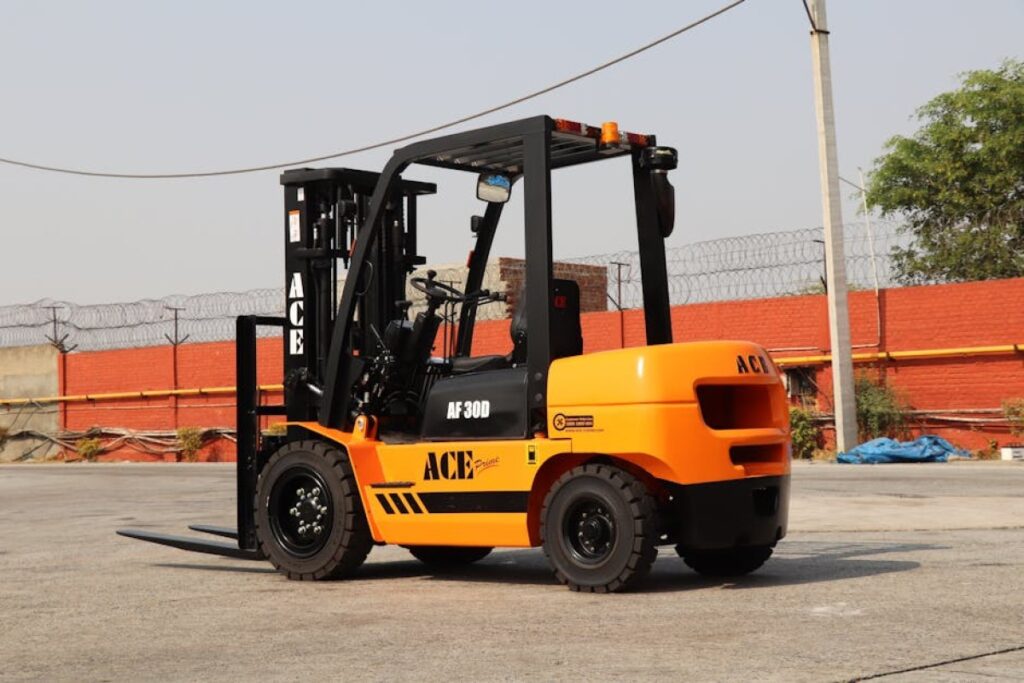 forklift still