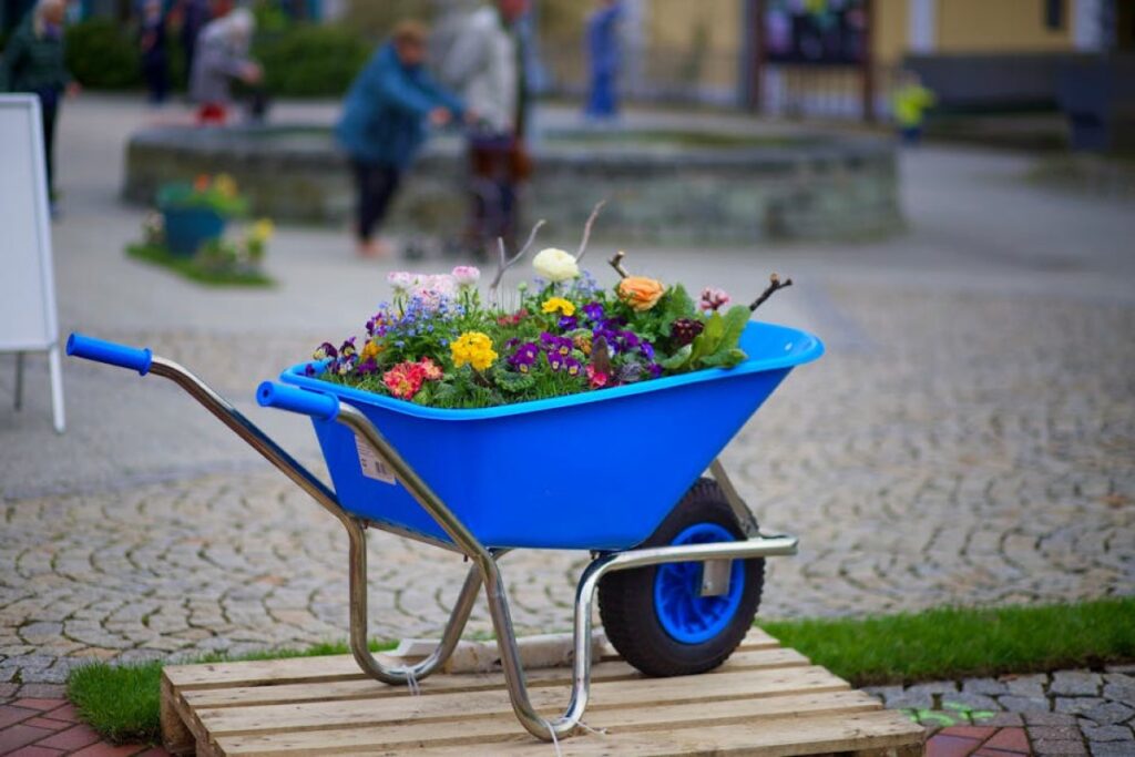 self-propelled wheelbarrow