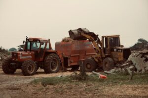 tractor with loader