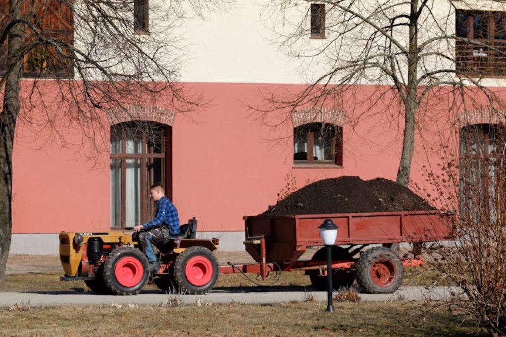 tractor with trailer