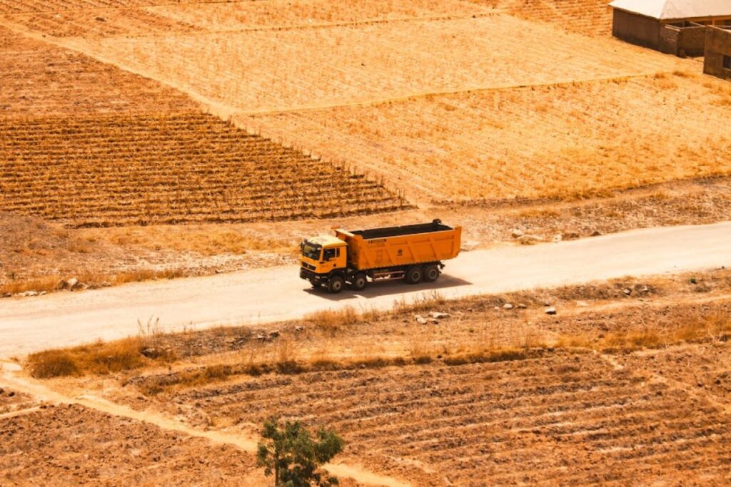 agricultural dump truck