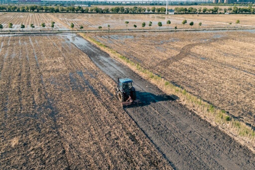 tractor field farm