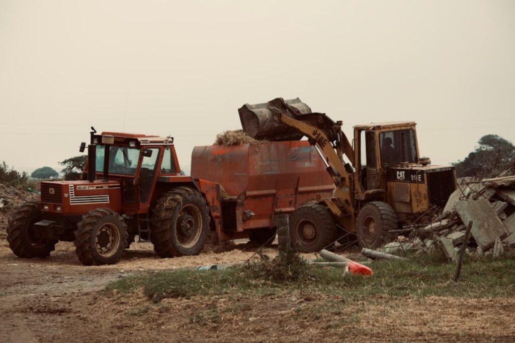 tractor with loader