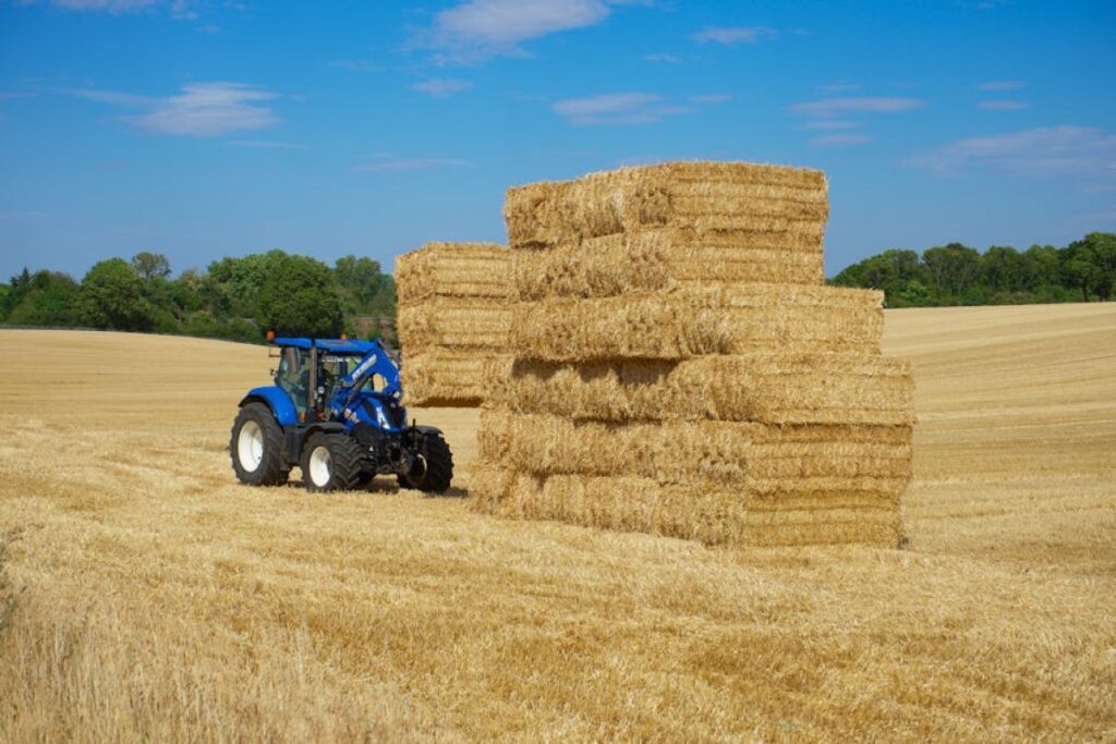 bale turner machine