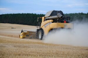 New Holland combine harvester