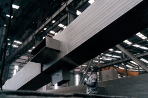 sandblasting steel