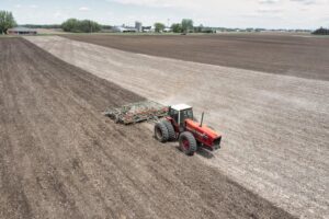 tractor cultivator field