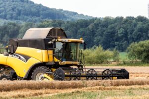 New Holland combine harvester