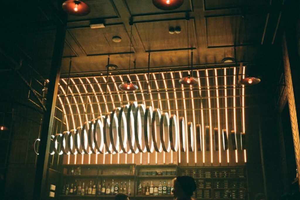 orange LED light bar