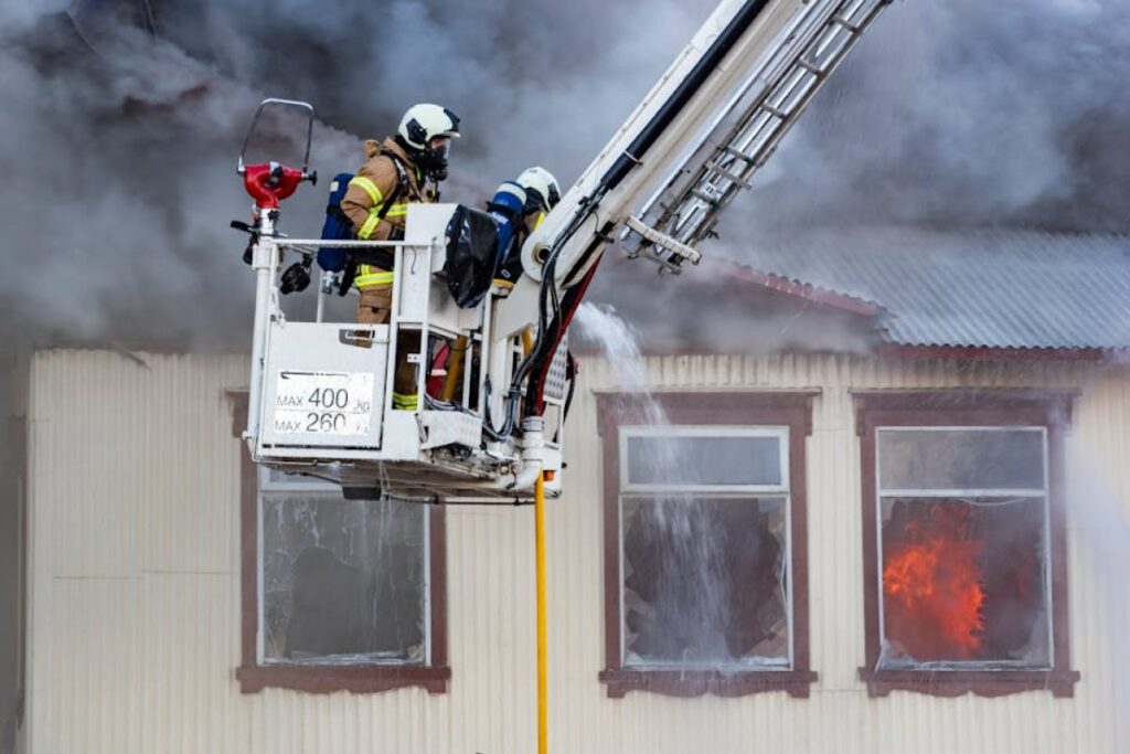 firefighters house fire