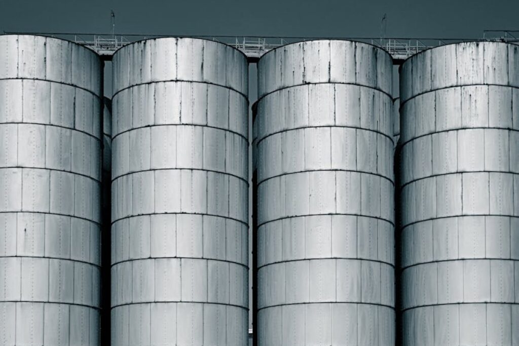 grain silos