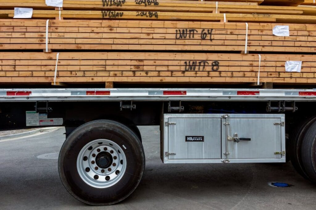 trailer for wood transport
