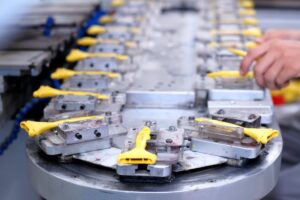 tractor factory assembly line