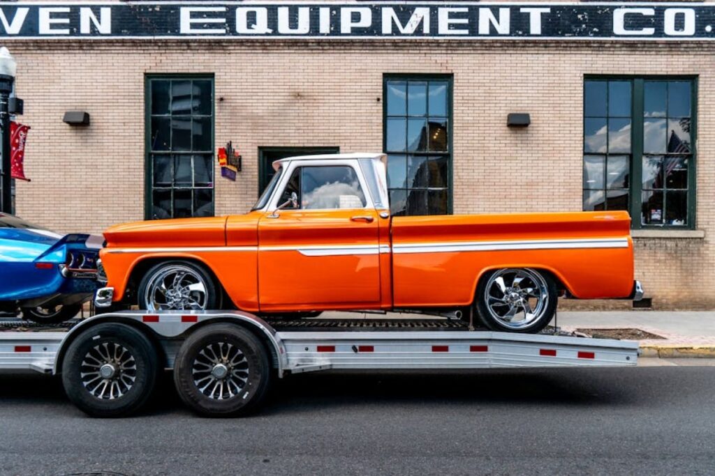 steel rim trailer